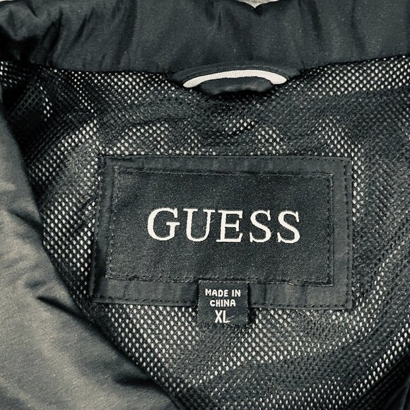 Guess Mens Jacket Snazzy Full Zip Chest Pockets All Seasons Casual XL* - Picture 12 of 12